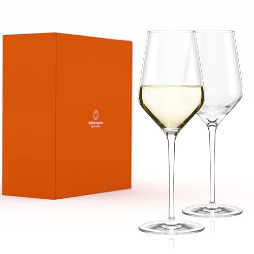 Stölzle Lausitz Quatrophil Weißweingläser Weißweinkelche 405 ml, 2er-Set