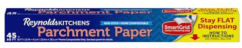 (Single Roll, 4.2sqm Roll) - Reynolds Kitchens Parchment Paper (SmartGrid, Non-Stick, 4.2sqm Roll)