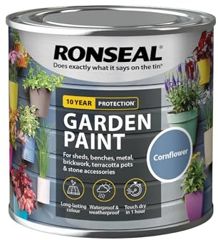 Ronseal RSLGPCF25L GPCF25L Garden Paint Cornflower 2.5 Litre