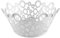 Giostyle Cestino Tondo ForMe | Bianco | D 26 cm | Made in Italy | Plastica 100% Riciclabile