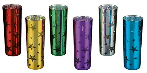Artland Shooting Stars Shot Glasses, Multi/Coloured, Set of 6