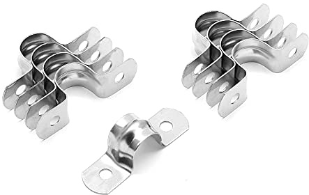 Jersvimc 20Pcs 3/4 Inch Stainless Steel Conduit Clamps