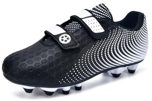 Chaussures de Football Garçon Enfant Chaussures de Sport Fille 28-37 EU | Chaussures D'entraînement Antidérapant Respirant Sportives Basses Baskets Extérieur Unsisexe