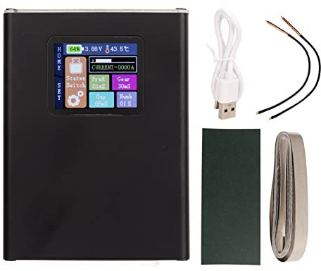 Poste à souder par points avec écran couleur LCD de 1,8 po, mini-machine de soudage par points professionnelle et portable réglable pour batterie en alliage d'aluminium, batterie