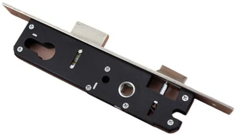 Serrure à Encastrer porte Extérieure, Noir Mortiise Serrure Corps de corps Cadre de sécurité en acier de sécurité en acier de sécurité(20mm)