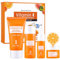 Coffret Beauté Femme,Soins pour le Visag à La Vitamine C Anti-âge,Hydrate la Peau,Améliorer le Teint Terne und Réduit les Ridules,Skin Care Portable pour Salle de Sport de Voyage Coffret Cadeau Femme