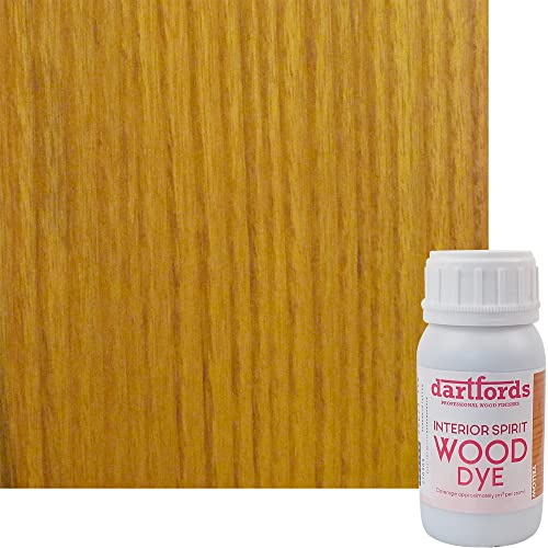 dartfords Standard Yellow Interior Spirit Based Wood Dye - 250ml Bottle