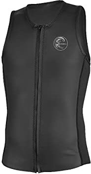 O'Neill Men's O'riginal 2mm Full Zip Vest, Black, Large