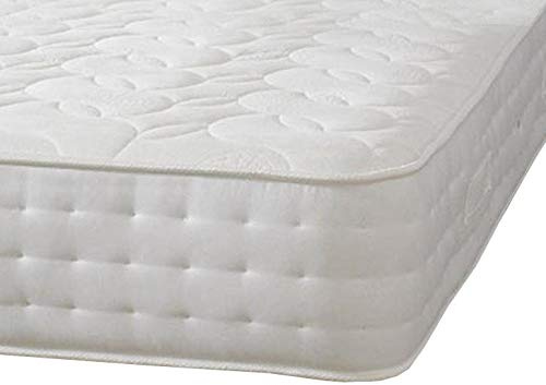 eXtreme comfort ltd SleepFusion Kingsize Mattress | Foam Layer, Bonnel Spring, Medium-Soft Comfort, Vacuum Packed, White, 5ft x 6ft6 (150 x 200 x 20cm)