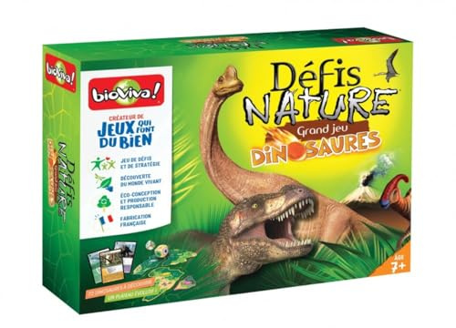 BIOVIVA - Großes Spiel - Dinosaurier - lustiges Brettspiel ab 7 Jahren - 201056