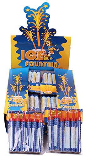 vama 30 Sek 120 Stück Tortenfontäne Zimmerfontäne Eissterne Zaubersterne Eisfontäne Traumsterne mit Goldener Flamme für Verlobung Hochzeit Geburtstag Kinder und Deko für Kuchen Torten in Gold