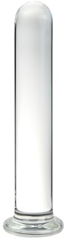 Roluck Glas Dildo Butt Analplugs Sexspielzeuge Analkugeln G-Punkt Stimulator Erwachsene Analspielzeuge Mini Dildo Penis für Frauen Männer (S)