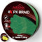 Paradox Fishing 8X PX geflochtene Angelschnur I Tarngrün 150M - 0,16mm - 9,0kg – Angelschnur geflochten- eng geflochten