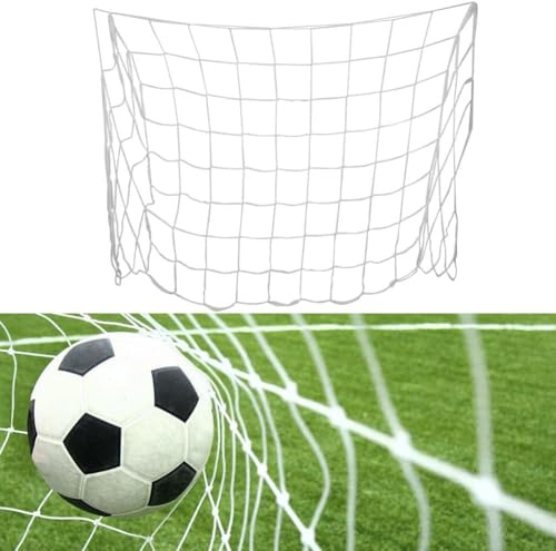 Hominas fotbollsmål nät sport fotboll målstolpar nät robust och bärbart ersättningsnät för målstolpar snabb installation för inomhus, trädgårdar och skolgårdar