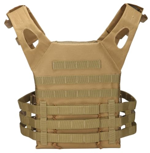 Tsawntd Gilet da esterno per uomo, gilet multifunzionale leggero per attrezzi, in tessuto Oxford impermeabile 800D, taglia unica per la sicurezza degli uomini
