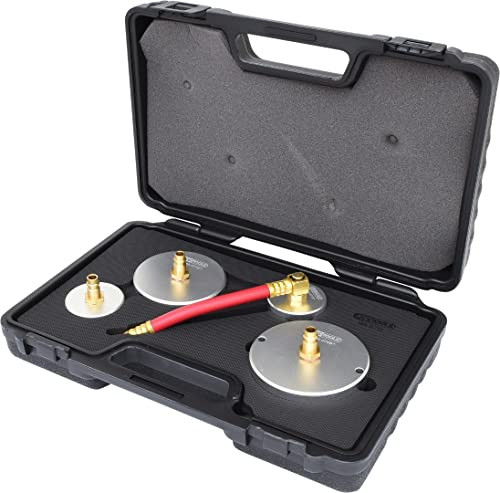 KS Tools 160.0710 Serie di Adattatori Universali per Spurgo Freni, 4 Pezzi