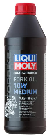 LIQUI MOLY Motorbike Fork Oil 10W medium | 1 L | Aceite de horquilla de motocicleta | 2715