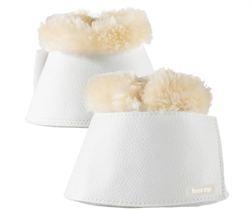 HORZE Signature Bell Boots - White - XXL