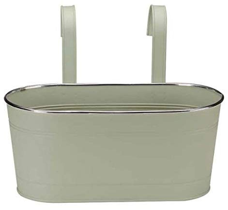 12in Fence & Balcony Hanging Planter - Sage