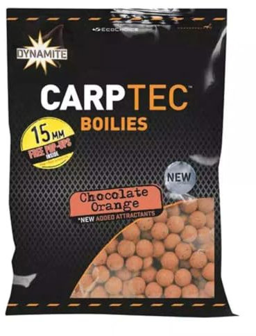 Dynamite Baits Carptec Chocolate Orange Boilies - 1kg