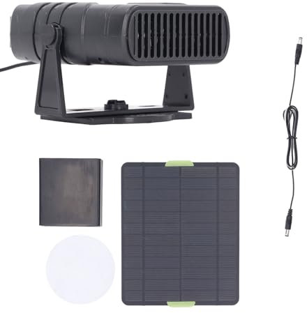 Chenxi Studio Chauffage solaire portable, taille compacte, idéal pour les maisons d'animaux domestiques, les serres et les poulaillers