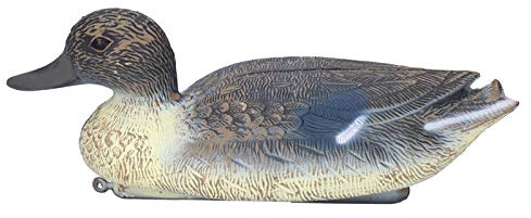 Hapivida Estatua de Pato Malvado al Aire Libre, SeñUelos de Patos Flotantes de Pato Realista para la Decoración de la Piscina de Estanques de Jardín 34.5 x 13 cm