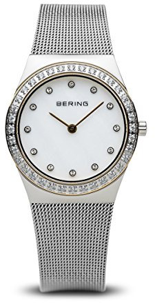 BERING Damen Uhr Quarz Movement - Classic Collection mit Edelstahl und Saphirglas 12430-010 - 5 ATM