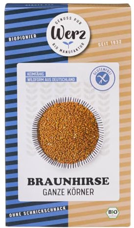 Braunhirse ganze Körner, glutenfrei 1 x 1000 gr