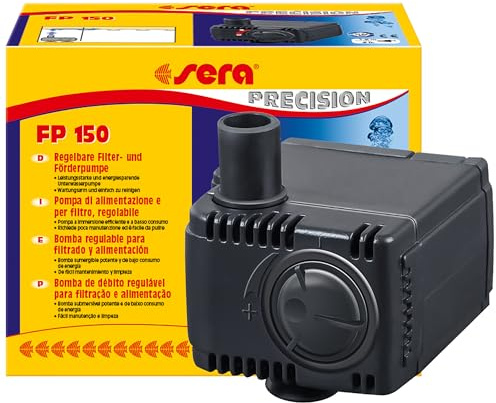 sera 30599 Bomba de Filtro y Suministro FP 150 - Bombas subacuáticas Regulables para acuarios de Agua Dulce y Salada