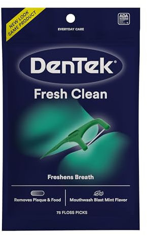 DenTek Fresh Clean Zahnseide, für extra enge Zähne, 75 Stück