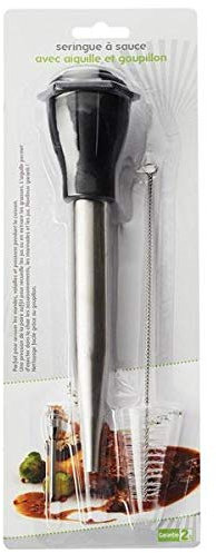 Siringa per marinata con ago in acciaio inossidabile