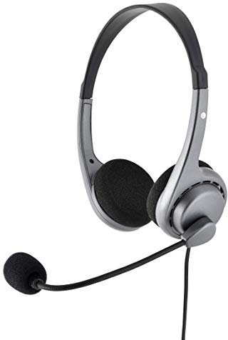 Bluestork MC101 Micro Casque pour PC Noir/Argent
