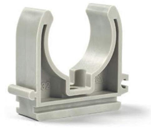 50 x Rohrclip Ø 32 mm Rohrklemme Rohrhalter Clipser Rohrschelle Klemmschelle