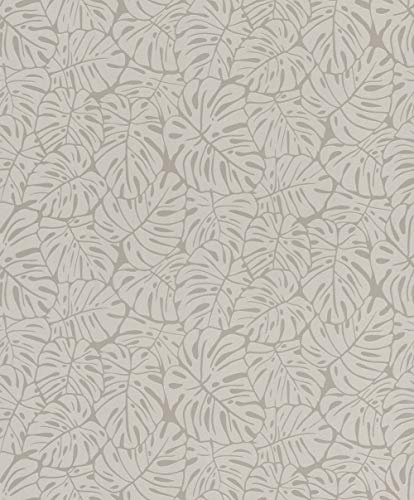 Rasch Tapeten Vliestapete (Botanical) Beige 10,05 m x 0,53 m #ROCKNROLLE 541557