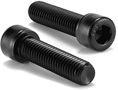 3/8-16 x 2 Inch Socket Head Cap Screws Bolts, 20Pcs 304 Stainless Steel 18-8, Allen Socket Hex Drive, Full Thread, Black Oxide by SG TZH(with Hex Spanner)