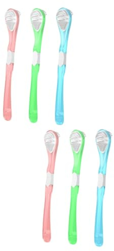 FOMIYES 6 Pezzi Spazzola Per La Pulizia Della Lingua Spazzola Per La Lingua Domestica Spazzola Per La Pulizia Multifunzione Scrubber Per La Lingua Strumenti Per La Pulizia Della Lingua