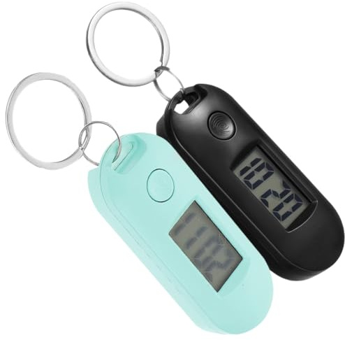 Yardenfun Montres Électroniques Portables Étanches 2 Pièces Clip, Design Compact Pour Paquet à Dos Et Ceinture, Adaptées Aux Étudiants En Examen