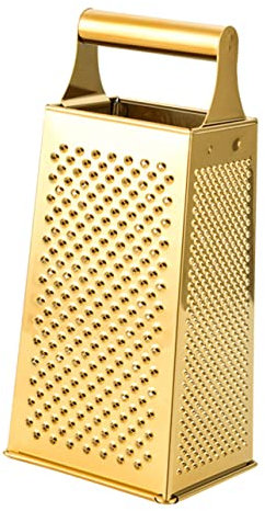 AUTSUPPL Rallador De Cocina De Acero Inoxidable Para Queso y Verduras Mango Antideslizante Compacto Para Uso Doméstico