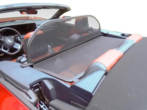 Aperta Windschott passend für Ford Mustang (2023-2025) 100% Passgenau OEM Qualität Schwarz Windstop Windabweiser