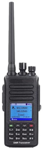 Tuesoa 10W -UV390 Plus Walkie Talkie Aes256 Radio IP67 Impermeable VHF/UHF Radio DMR Digital de Doble Banda Sin GPS Enchufe UE