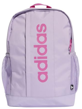adidas Uniseks - dzieci KIDS LINEAR BACKPACK, powder plum/semi lucid fuchsia, One size