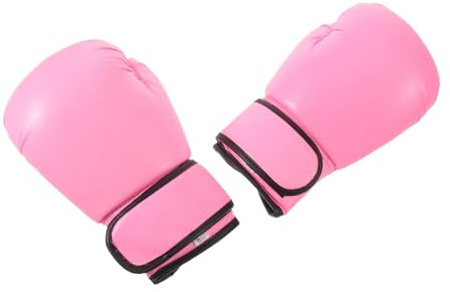DECOMELODY Barnboxningshandskar med Svampfyllning Slitstarka Pu-läderhandskar för Sparring och Träning Andningsbara och Bekväma för Pojkar och Flickor vid Boxning Kickboxning Mma och Muay