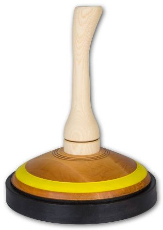 Holzeisstock für Damen Colour (gelb)