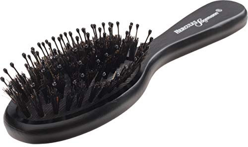 Hercules Sägemann - Spazzola ovale a 7 file (9530), compatta ed ergonomica, perfetta per capelli fini, 175 mm