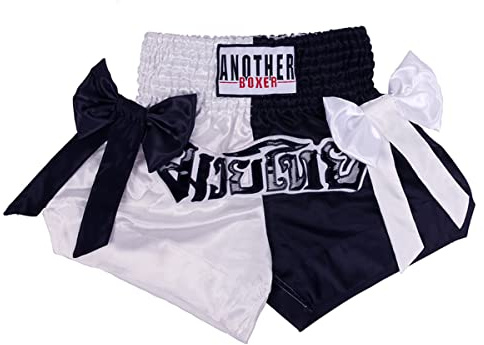 Pantaloncini di MMA Muay Thai Pantaloncini di Boxe Formazione Abbigliamento da Taekwondo per Adulti e Bambini,Nero,XXL