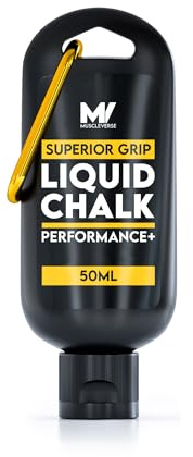 LIQUID CHALK by Muscleverse | Improved Grip | Sweat-Free Hands | Weightlifting | Bouldering | Gymnastics | Pole Dancing | Calisthenics (50ml)