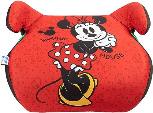Tataway Disney Minnie i-Size Kindersitz/Autositz, ECE R129/03, Sitzerhöhung für Kinder 125-150 cm, Kindersitzerhöhung Ergonomisch & Leicht, Minnie Grafiken, (ca. 22-36 kg) - (ca 6–12 Jahre)