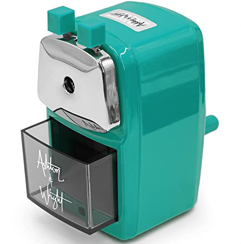 Ashton and Wright - Mechanical Desktop Pencil Sharpener - Teal