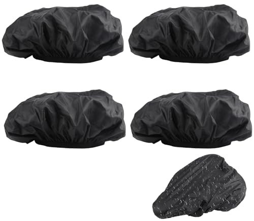 4 Stück Sattelschutz Wasserdicht Fahrrad,Fahrradsattel Regenschutz Fahrradsitz üBerzug Sattelbezug Sattel Bike Seat Cover für Waterproof Sattelabdeckung Schutz Satteldecke Abdeckung SattelüBerzug