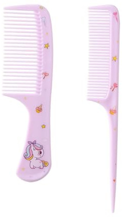 MHDAMAI Spazzola per Capelli Bambina,Pettine Districante Spazzola a Coda di Ratto per Capelli Bagnati e Asciutti per Parrucchieri Ragazze e Ragazzi,Regalo Carino(Unicorno)